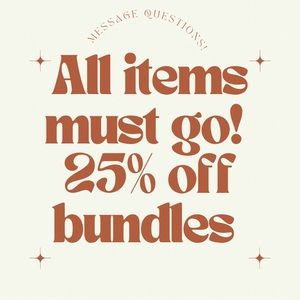 Everything needs to go!